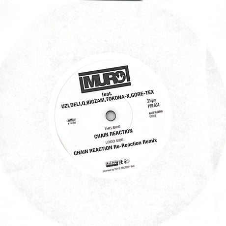 PPR-034 CHAIN REACTION (MURO feat. UZI. DELI. Q. BIGZAM. TOKONA-X. GORE-TEX)