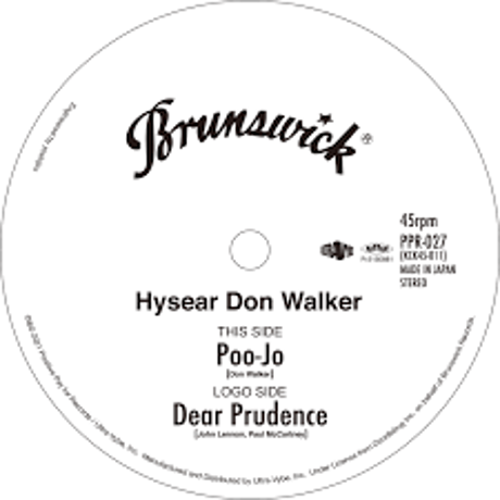 PPR-027:Hysear Don Walker:Poo-Jo / Dear Prudence