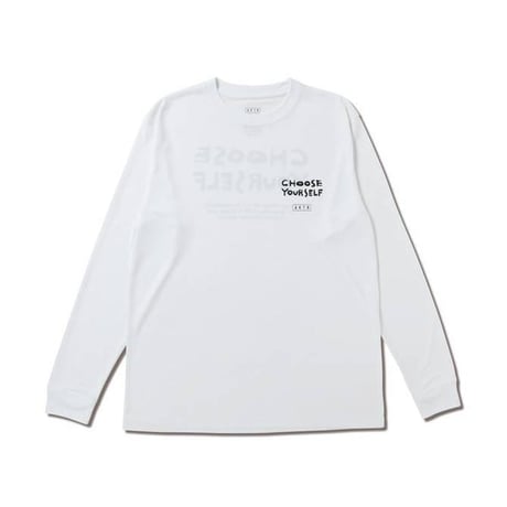 CHOOSE YOURSELF L/S SPORTS TEE WH【125-002005　WH】