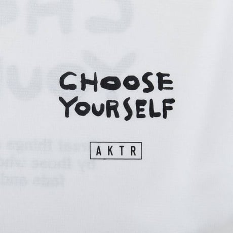 CHOOSE YOURSELF L/S SPORTS TEE WH【125-002005　WH】
