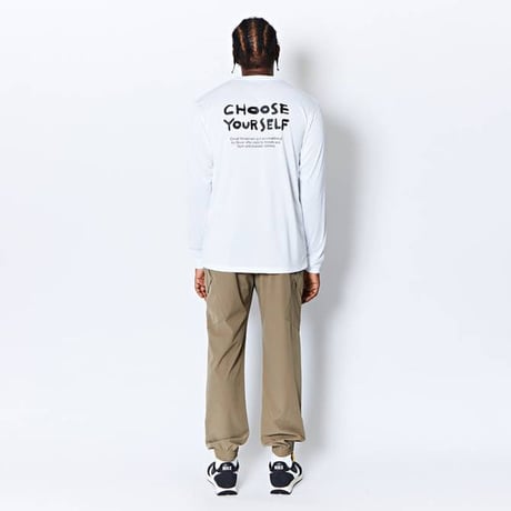 CHOOSE YOURSELF L/S SPORTS TEE WH【125-002005　WH】