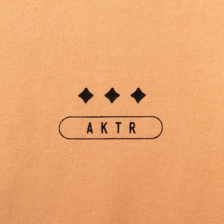 AKTR FEEL FREE S/S COTTON TEE OR【124-041005】