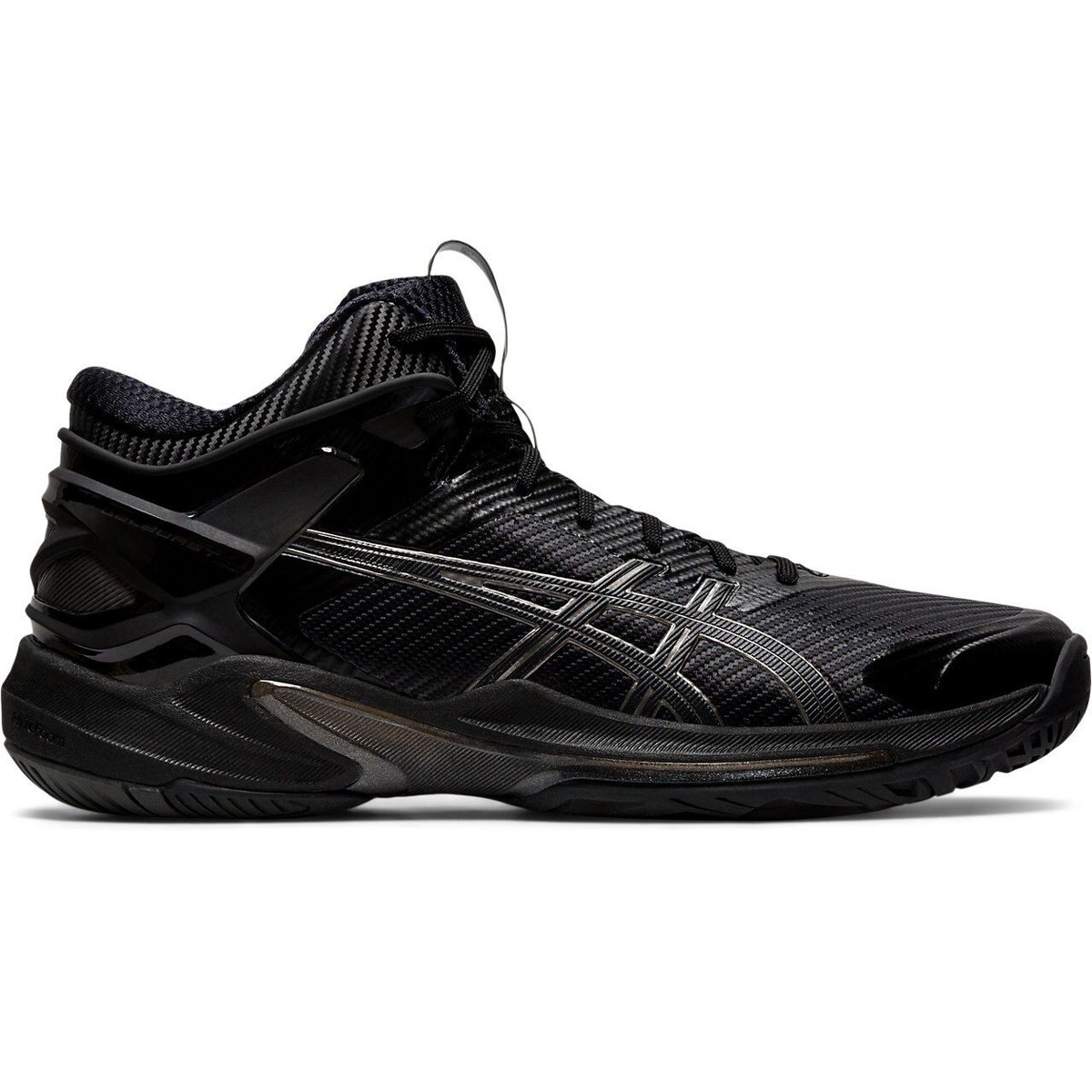 27.5★asics バッシュ バスケット シューズ ブラック 黒 ゲルバースト アシックス ゲルバースト24【1063A015 001】ブラック×ブラック