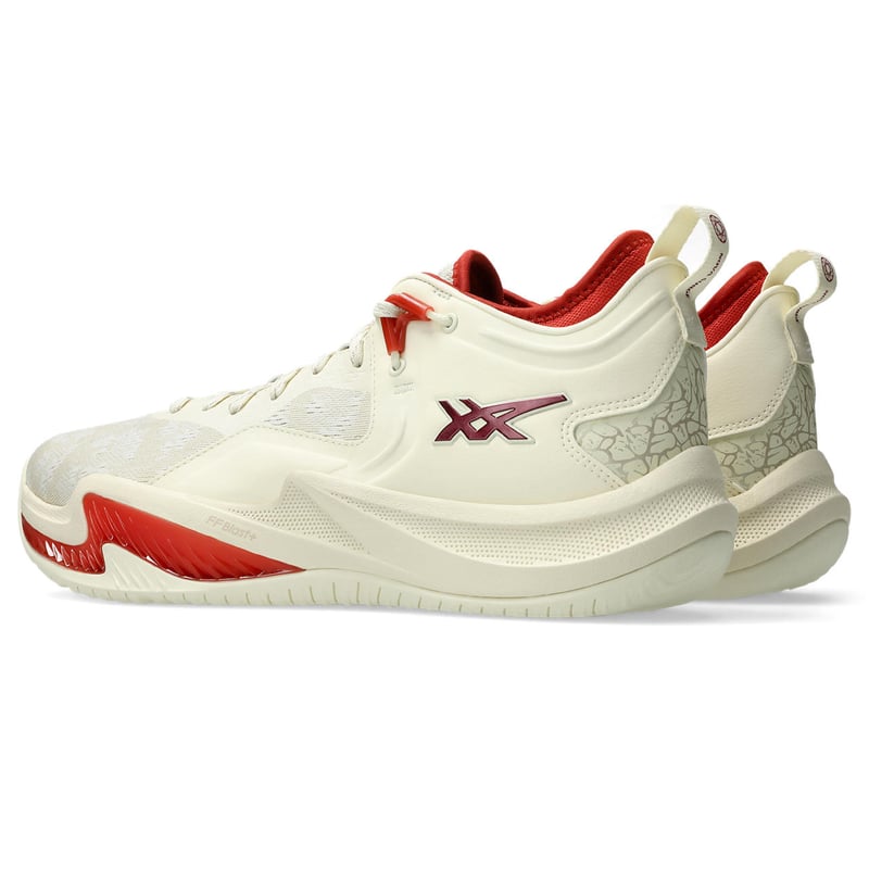ASICS NOVA SURGE LOW2バスケシューズアイボリー/チリフレーク NOVA SURGE LOW 2(IVORY/CHILI FLAKE)【1061A051 75