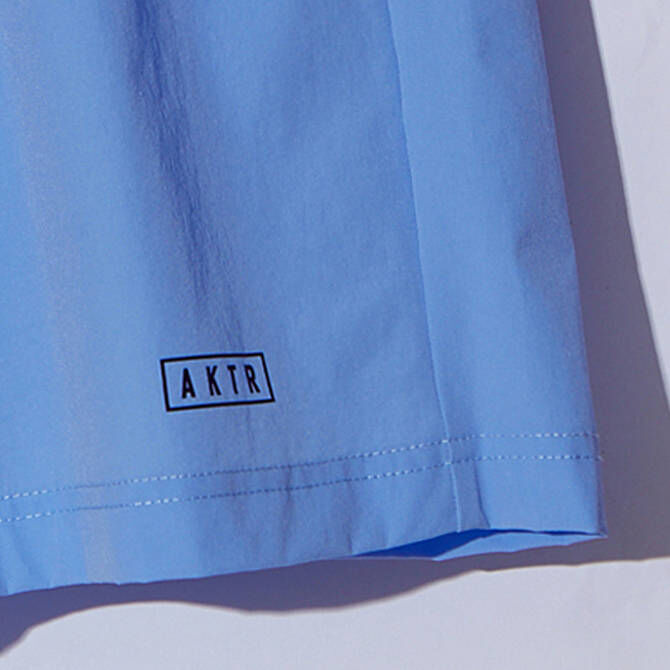 AKTR SHORT WIDE PANTS L-BLUE | BUZZER BEATER