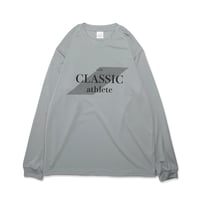 CLASSIC athlete L/S PL<GY×BK>