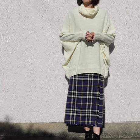 ウール＆カシミア コクーンドルマンニット