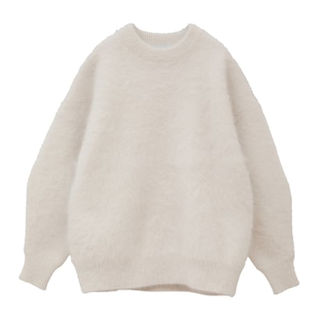 CLANE | BULKY SLEEVE ANGORA KNIT TOPS