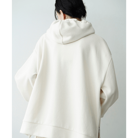 CLANE | SIDE ZIP WIDE HOODIE