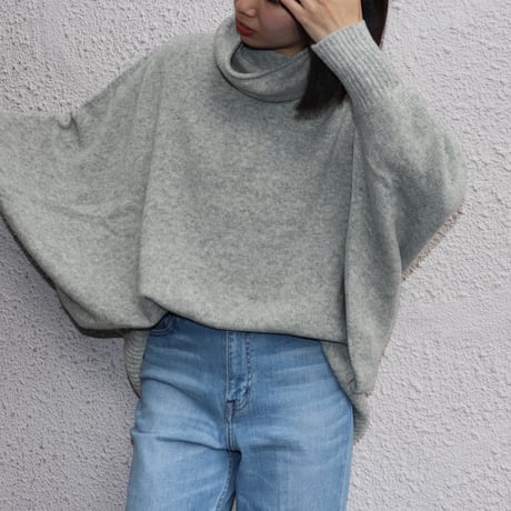 ウール＆カシミア コクーンドルマンニット