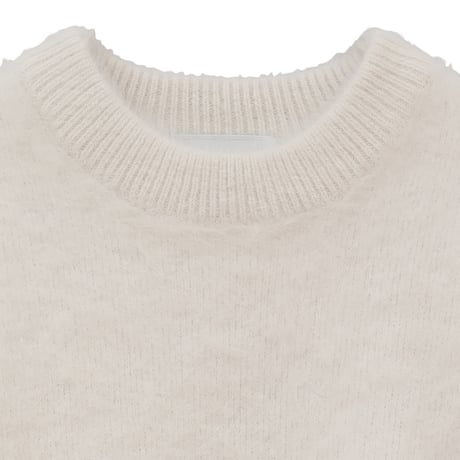 CLANE | BULKY SLEEVE ANGORA KNIT TOPS
