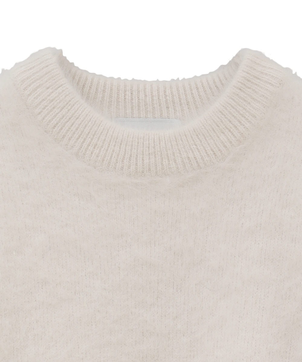 CLANE | BULKY SLEEVE ANGORA KNIT TOPS | ABIENTO CLANE | BULKY SLEEVE ANGORA KNIT TOPS | ABIENTO
