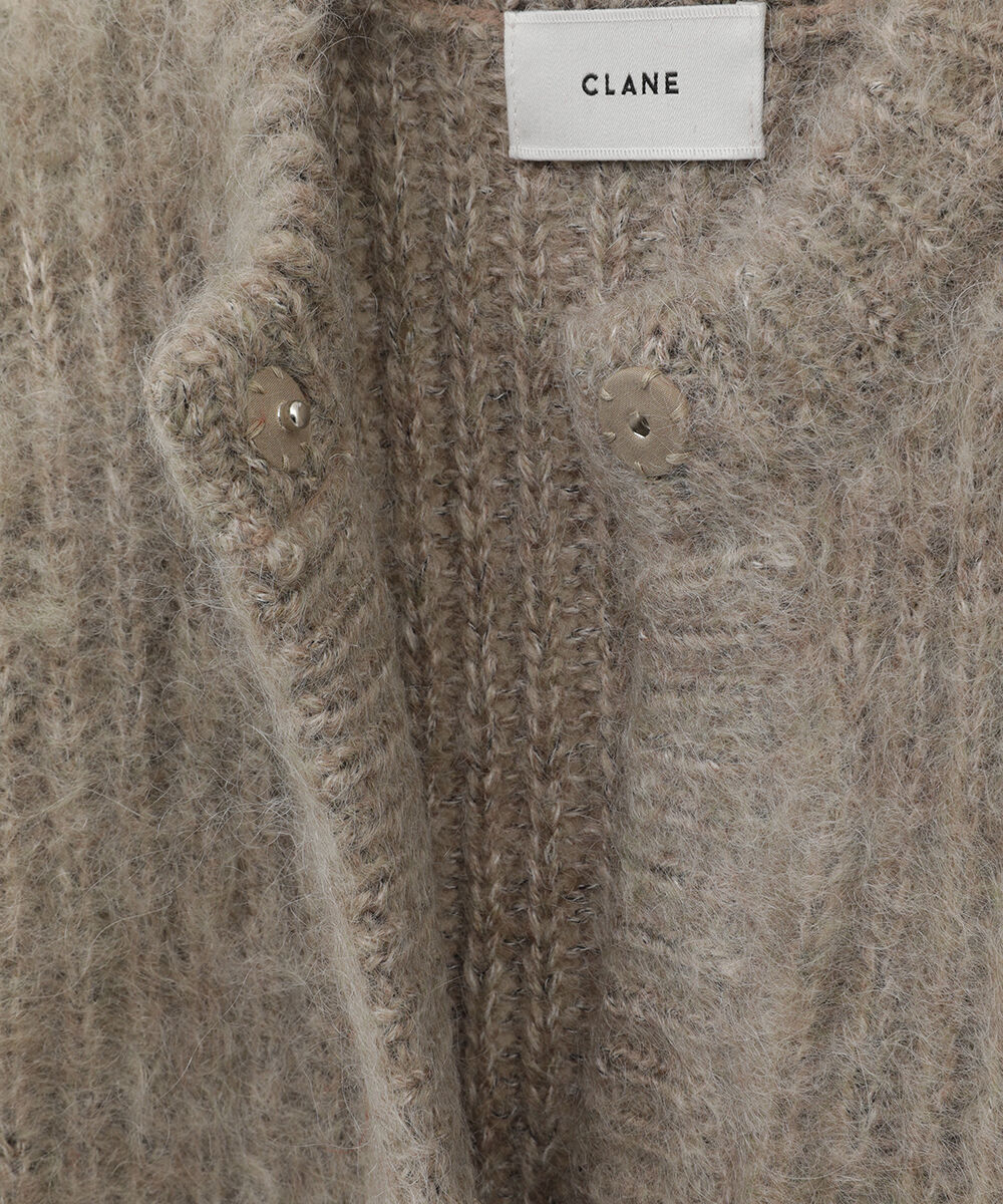 CLANE | COLOR MOHAIR SHAGGY CARDIGAN | ABIENTOT CLANE | COLOR MOHAIR SHAGGY CARDIGAN | ABIENTOT