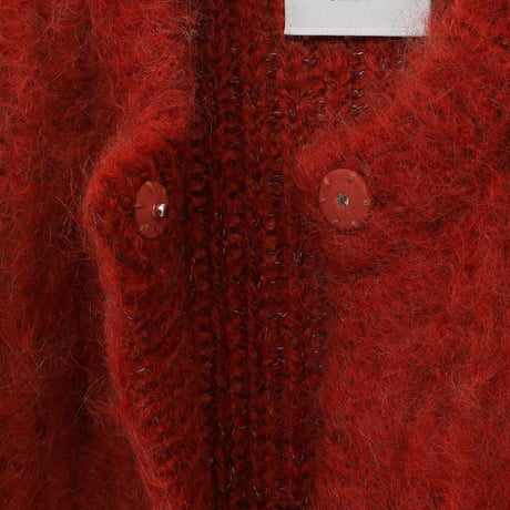 CLANE | COLOR MOHAIR SHAGGY CARDIGAN