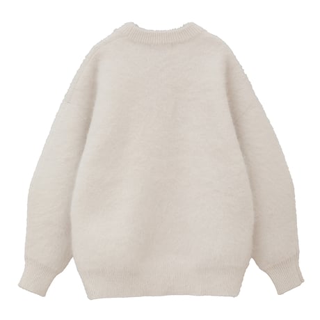 CLANE | BULKY SLEEVE ANGORA KNIT TOPS