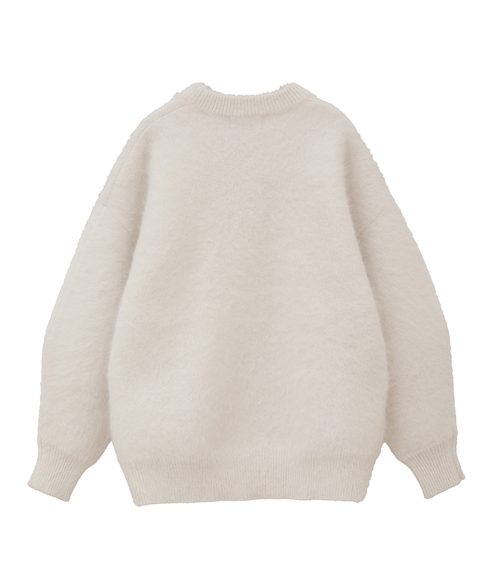 CLANE | BULKY SLEEVE ANGORA KNIT TOPS | ABIENTO CLANE | BULKY SLEEVE ANGORA KNIT TOPS | ABIENTO
