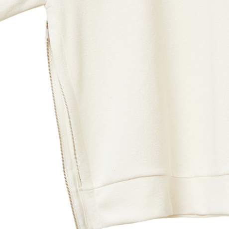 CLANE | SIDE ZIP WIDE HOODIE