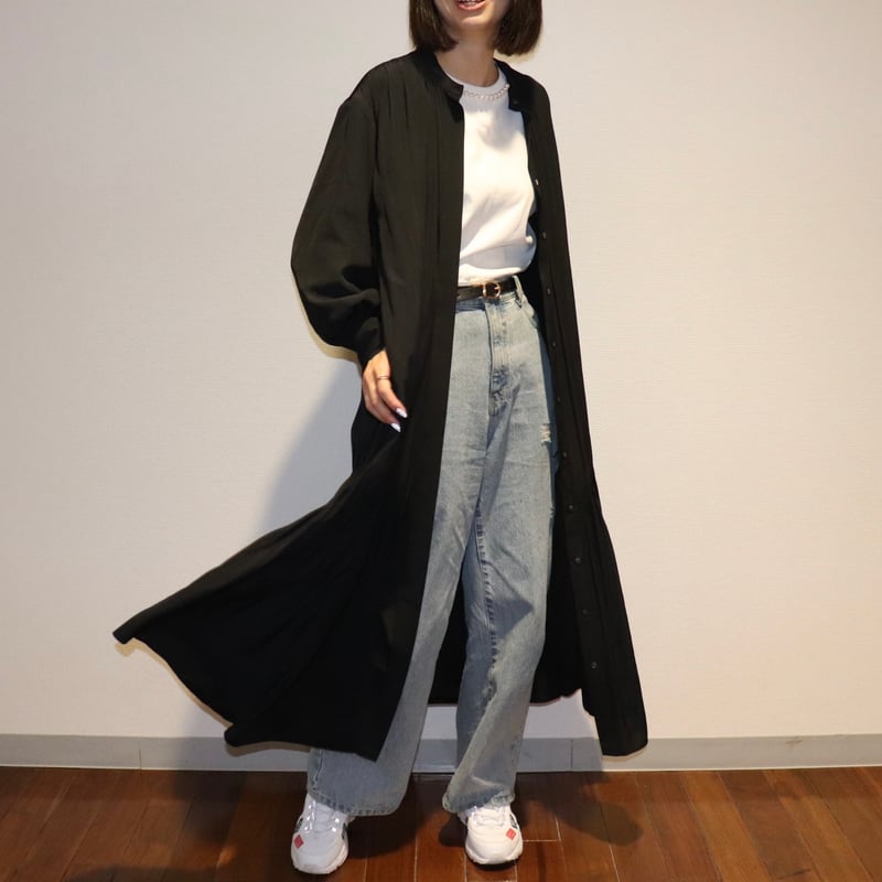 バンドカラーシャツワンピース | ABIENTOT ONLINE STORE