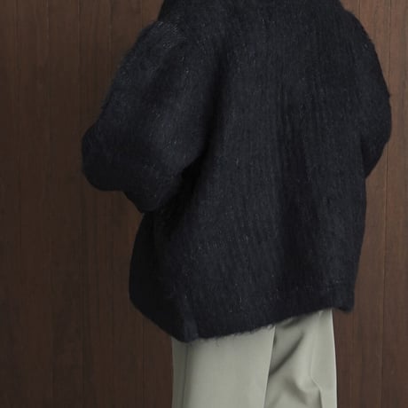 CLANE | COLOR MOHAIR SHAGGY CARDIGAN