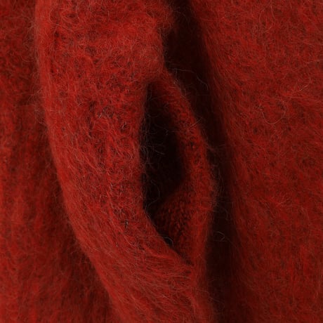 CLANE | COLOR MOHAIR SHAGGY CARDIGAN