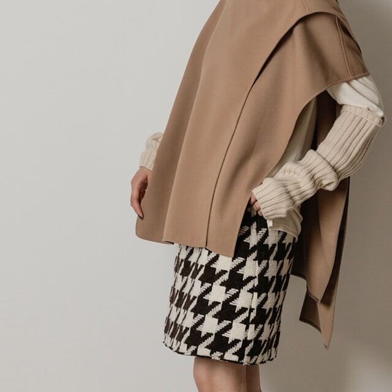 CHIGNON | 起毛ダブルクロスケープ | ABIENTOT ONLINE STORE