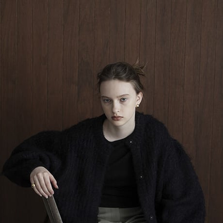 CLANE | COLOR MOHAIR SHAGGY CARDIGAN