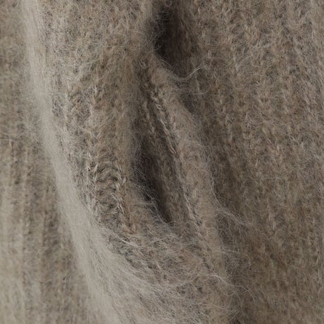 CLANE | COLOR MOHAIR SHAGGY CARDIGAN