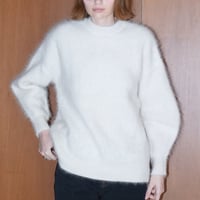 CLANE | BULKY SLEEVE ANGORA KNIT TOPS