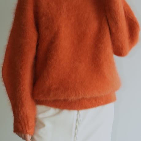 CLANE | BULKY SLEEVE ANGORA KNIT TOPS