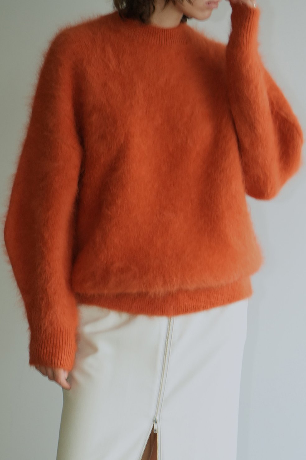 CLANE | BULKY SLEEVE ANGORA KNIT TOPS | ABIENTO CLANE | BULKY SLEEVE ANGORA KNIT TOPS | ABIENTO