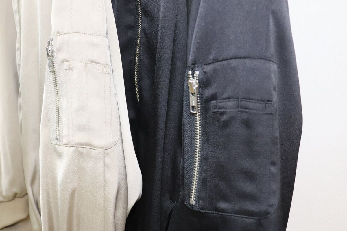 CHIGNON | サテンオーバーMA-1 | ABIENTOT ONLINE STORE