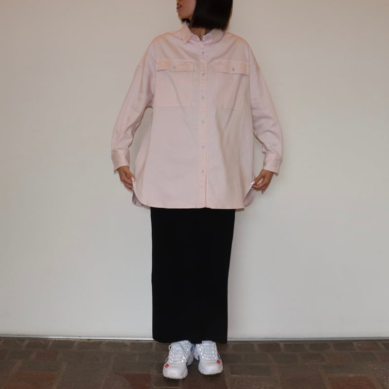 ヘルシーデニム　ビッグシャツ ピンク 希少 healthy denim | スーパービッグシャツ | ABIENTOT ONLINE STORE
