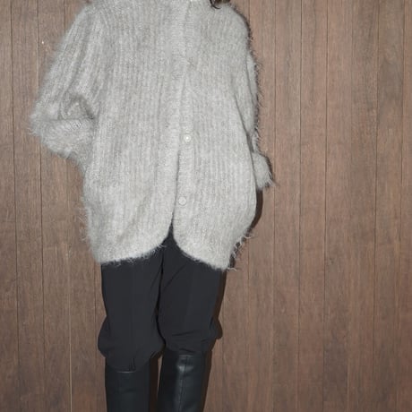 CLANE | COLOR MOHAIR SHAGGY CARDIGAN