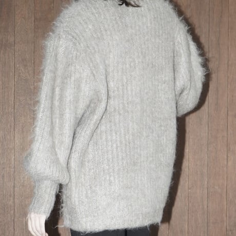 CLANE | COLOR MOHAIR SHAGGY CARDIGAN