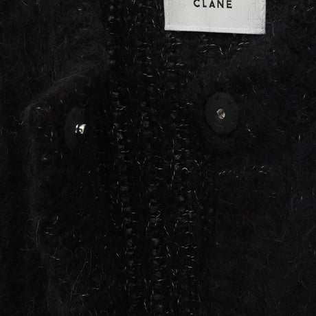 CLANE | COLOR MOHAIR SHAGGY CARDIGAN