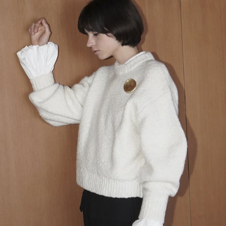 CLANE | BROOCH SET SOFT KNIT TOPS