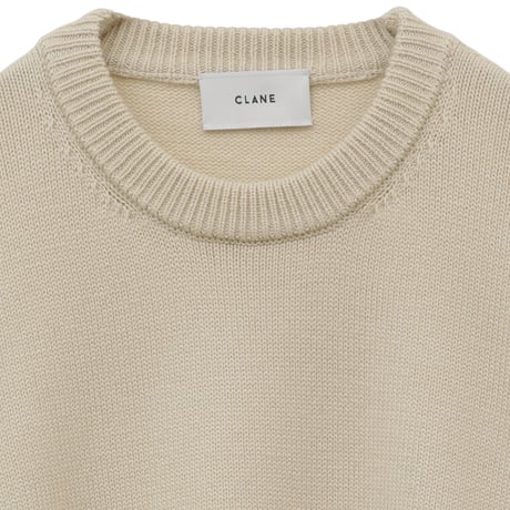CLANE｜WIDE KNIT TOPS BALACLAVA SET