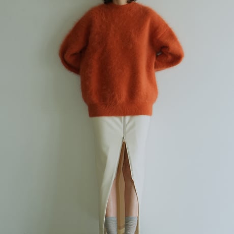 CLANE | BULKY SLEEVE ANGORA KNIT TOPS