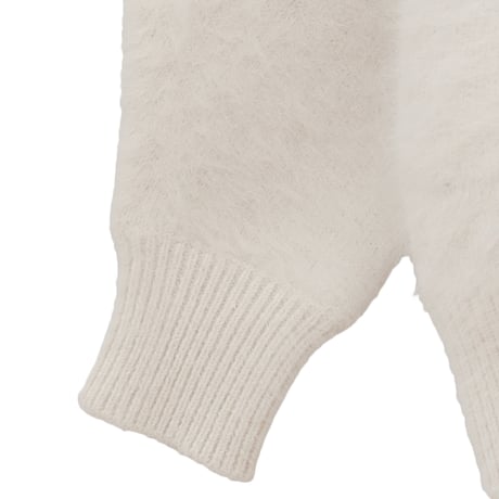 CLANE | BULKY SLEEVE ANGORA KNIT TOPS