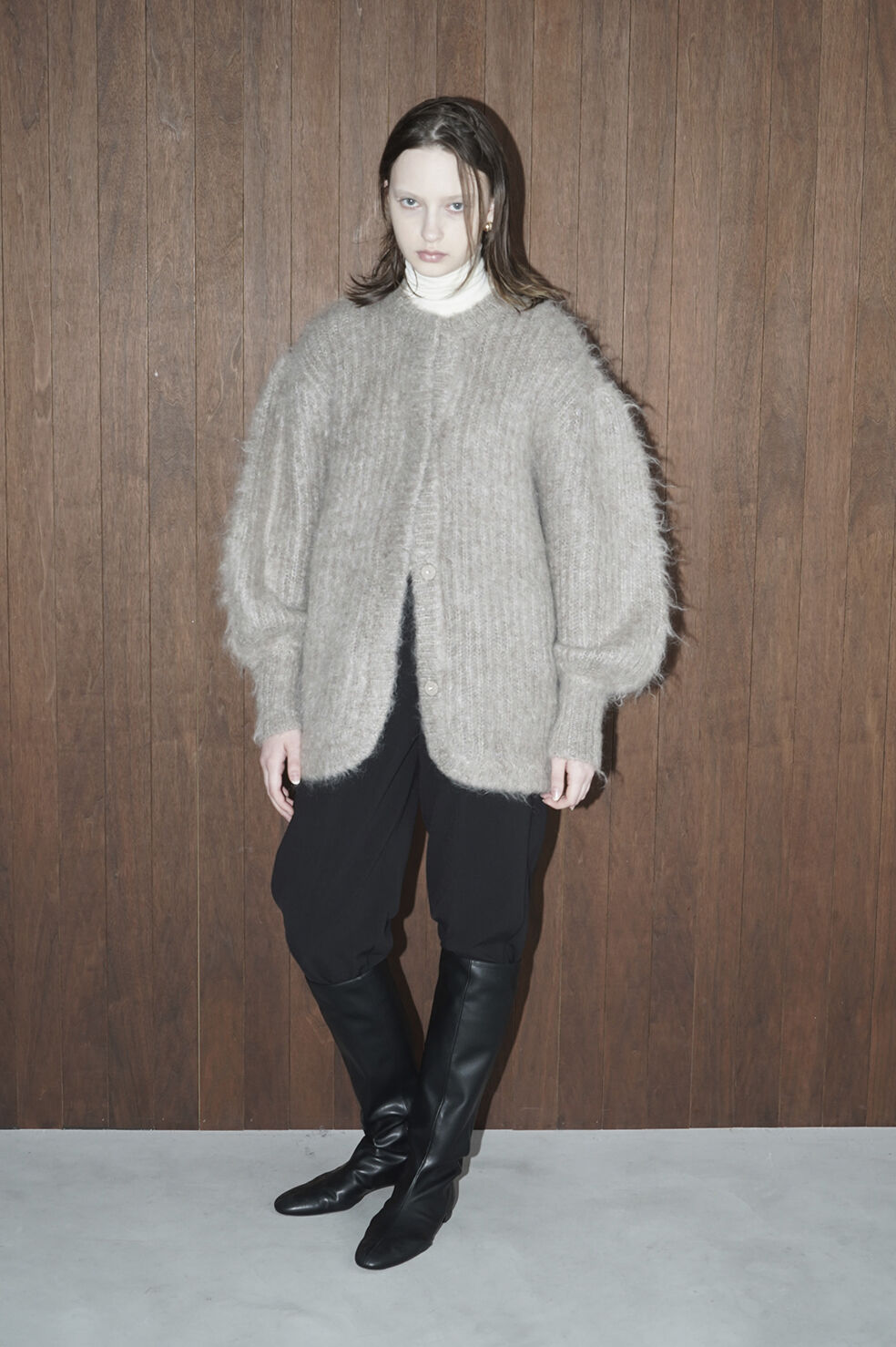 CLANE | COLOR MOHAIR SHAGGY CARDIGAN | ABIENTOT CLANE | COLOR MOHAIR SHAGGY CARDIGAN | ABIENTOT