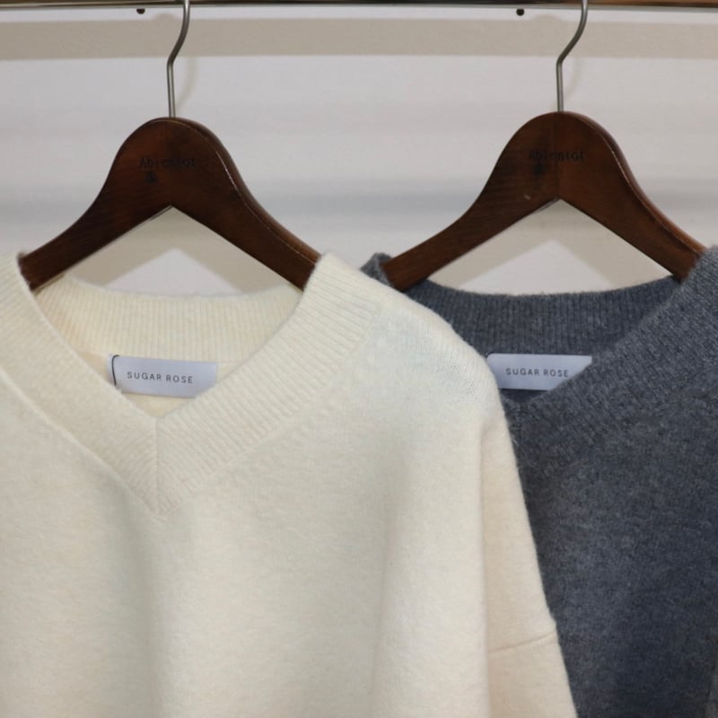Vネックショートニットプルオーバー | ABIENTOT ONLINE STORE