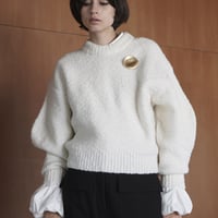CLANE | BROOCH SET SOFT KNIT TOPS