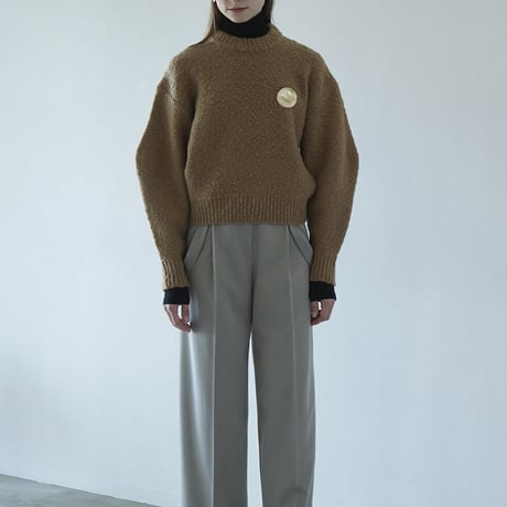 CLANE | BROOCH SET SOFT KNIT TOPS