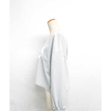 短丈ロゴロングスリーブTシャツ