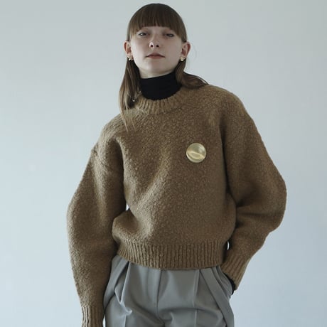CLANE | BROOCH SET SOFT KNIT TOPS