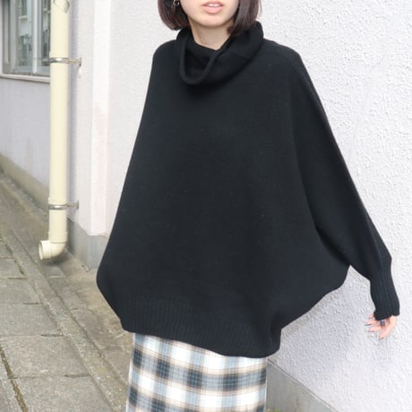 ウール＆カシミア コクーンドルマンニット