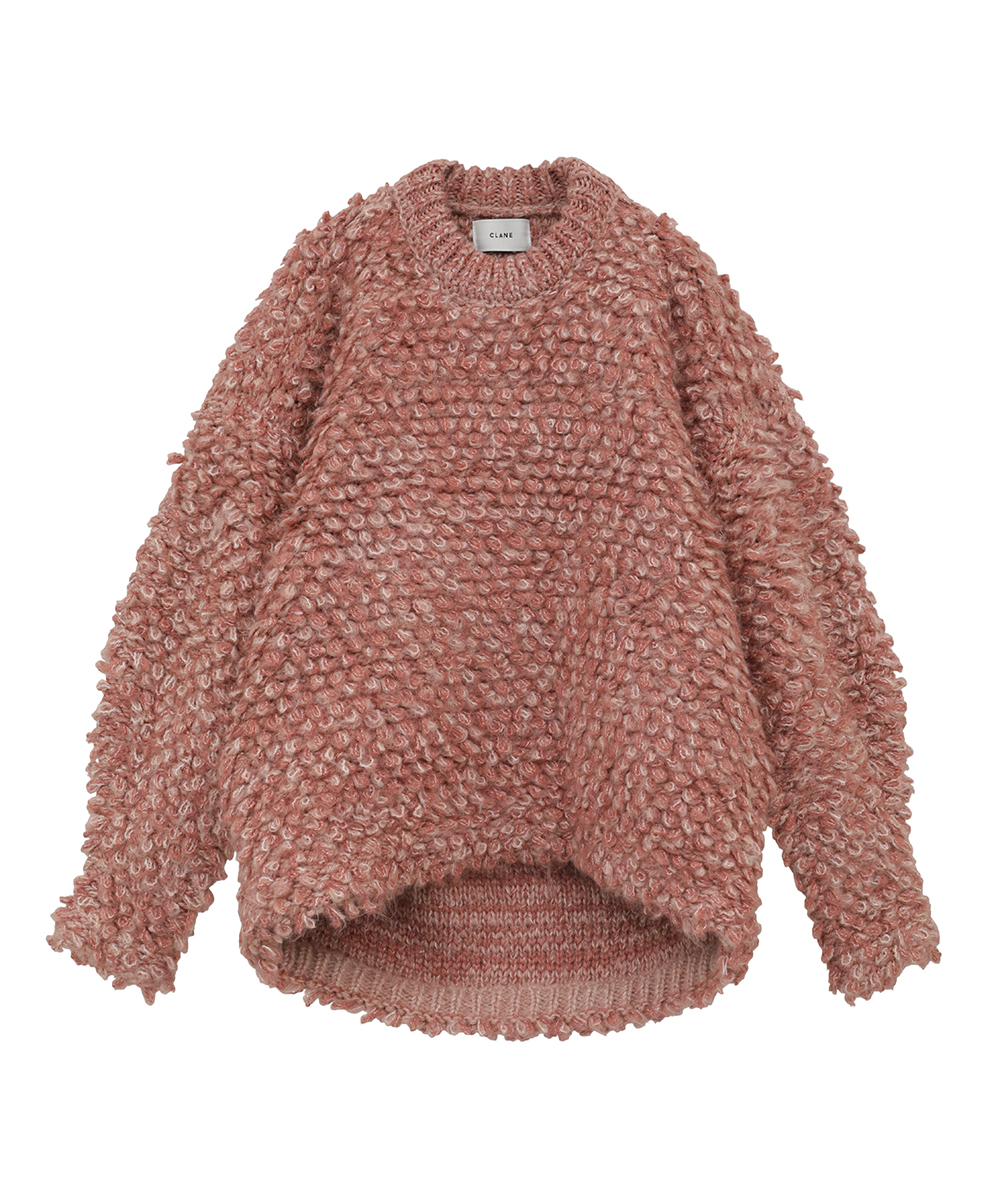 CLANE☆MOHAIR LOOP BULKY KNIT TOPS