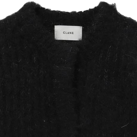 CLANE | COLOR MOHAIR SHAGGY CARDIGAN