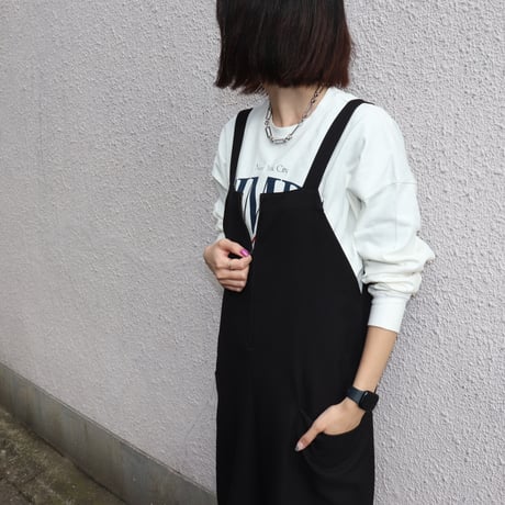 CLOCHE | イージーケアウールライクサロペット