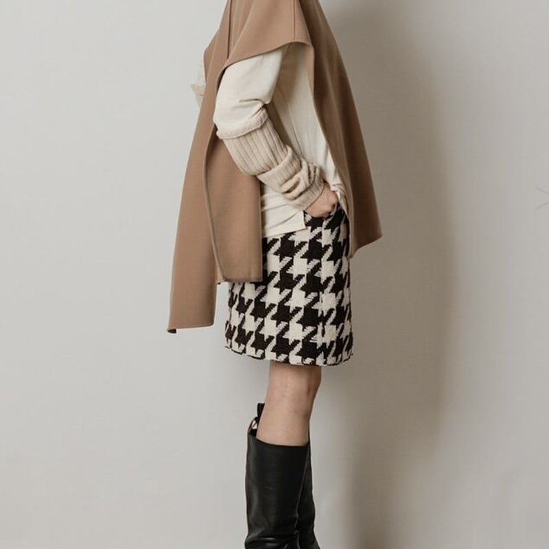 CHIGNON | 起毛ダブルクロスケープ | ABIENTOT ONLINE STORE